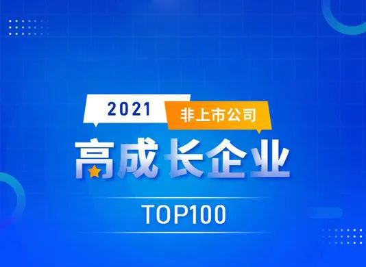 喜訊： 能高公司榮登“2021高成長(zhǎng)企業(yè)TOP100”榜單！